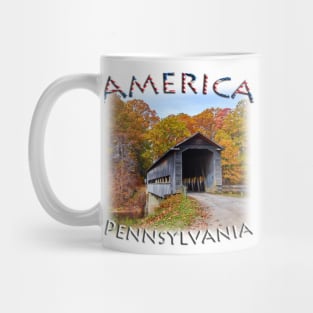 America - Pennsylvania - Covered Bridge Mug